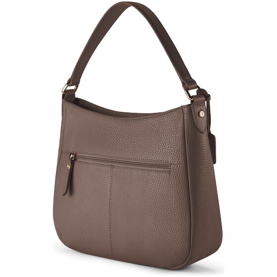 Lazarotti Sac à bandoulière Hobo en cuir de Bologne, 27 cm