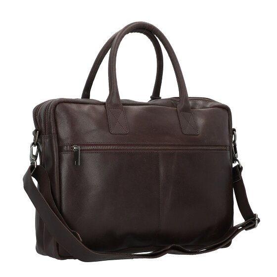 Burkely Vintage Attaché-case Cuir véritable 40 cm Compartiment ordinateur