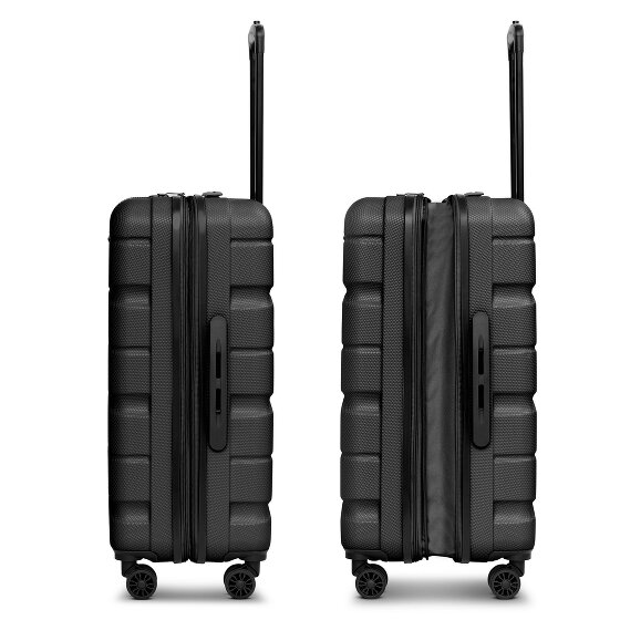Franky Munich 4.0 Trolley 4 roues M 66 cm avec soufflet d'extension