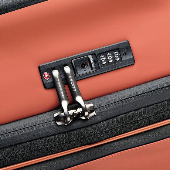 Delsey Paris Turenne Soft 4 roues Valise cabine 68 cm avec soufflet d'extension