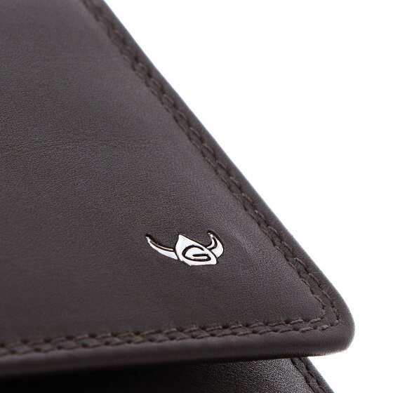 Golden Head Polo Porte-monnaie Protection RFID Cuir véritable 14 cm