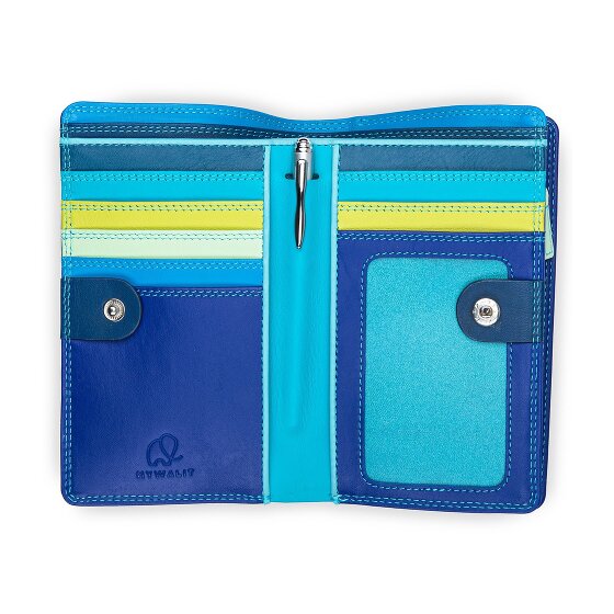 Mywalit Porte-monnaie Protection RFID Cuir véritable 8 cm