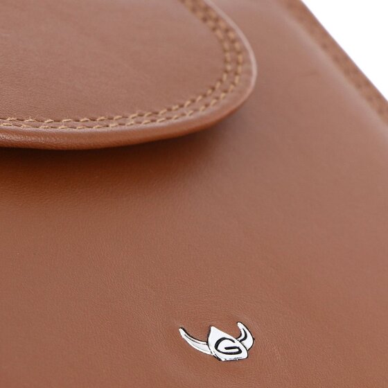 Golden Head Polo Porte-monnaie Protection RFID Cuir véritable 12 cm