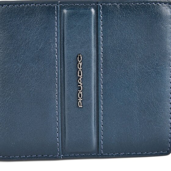 Piquadro Victor Porte-monnaie Protection RFID Cuir véritable 11 cm