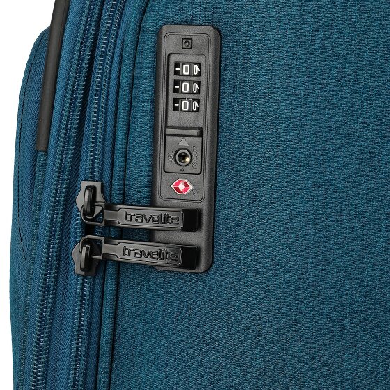 Travelite Kick Off 4 roues Valise cabine M 67 cm avec soufflet d'extension