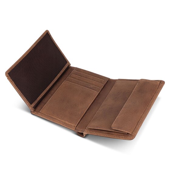 Redolz Leather Essentials HF Porte-monnaie en cuir RFID 9,5 cm