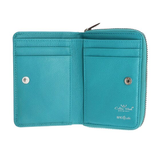 Golden Head Madrid Porte-monnaie Protection RFID Cuir véritable 11.5 cm
