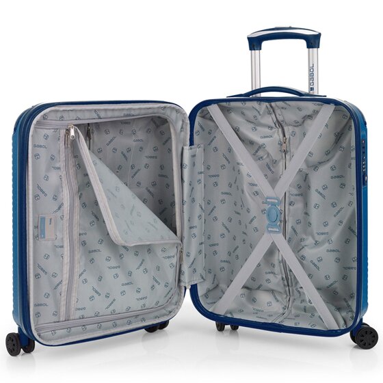 Gabol Balance XP 4 roulettes Set de valises 4 pièces avec soufflet d'extension