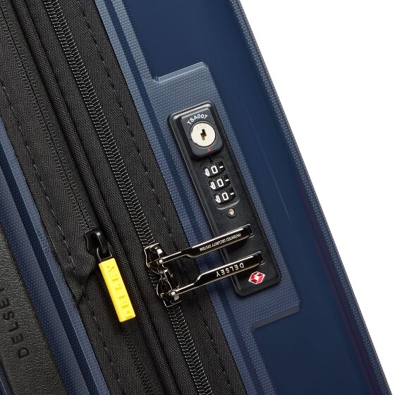 Delsey Paris Lutece Se 4 roulettes Trolley de cabine 55 cm avec soufflet d'extension