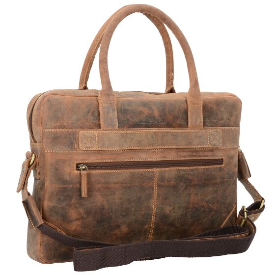 Greenburry Porte-documents Vintage en cuir 41 cm pour ordinateur portable
