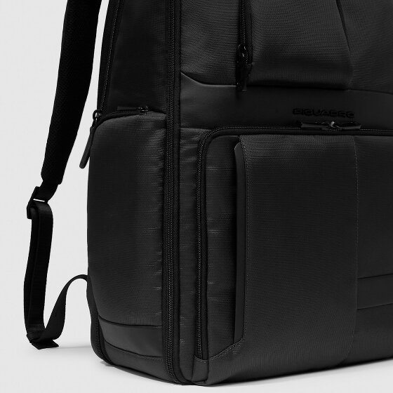 Piquadro W129 Sac à dos de voyage 46 cm avec compartiment pour ordinateur portable et soufflet d'extension