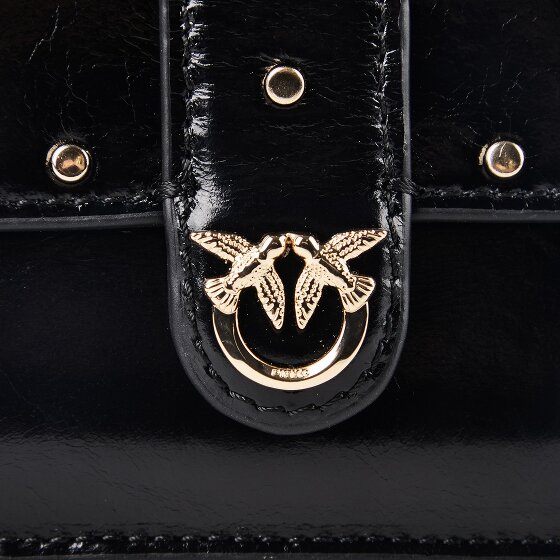 PINKO Love Pocket Studs Mini sac à bandoulière Cuir véritable 13 cm