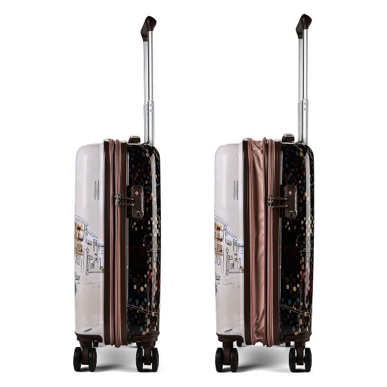 Anekke Tulip 4 roues Valise cabine 55 cm avec soufflet d'extension