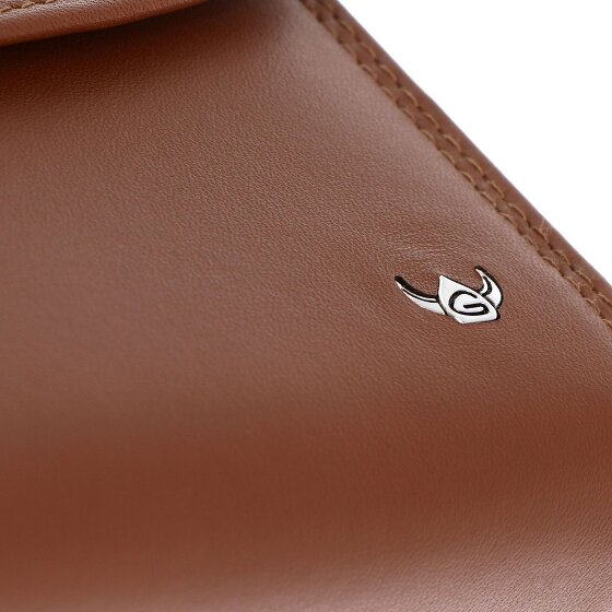 Golden Head Polo Porte-monnaie Protection RFID Cuir véritable 12 cm