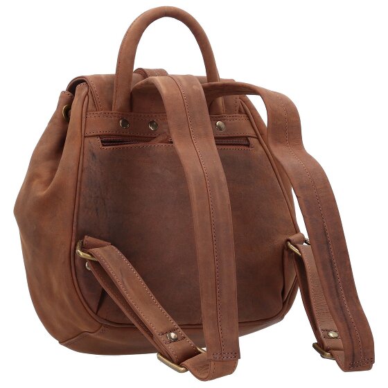 Greenland Nature Montenegro City sac à dos RFID cuir 25 cm