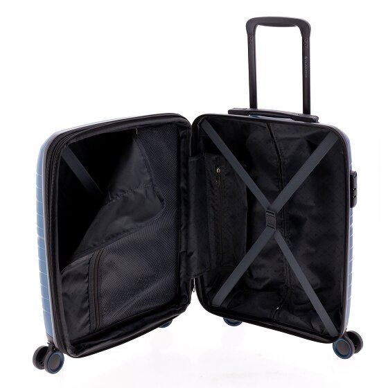 Gladiator 3400 4 roulettes Trolley de cabine 55 cm avec soufflet d'extension