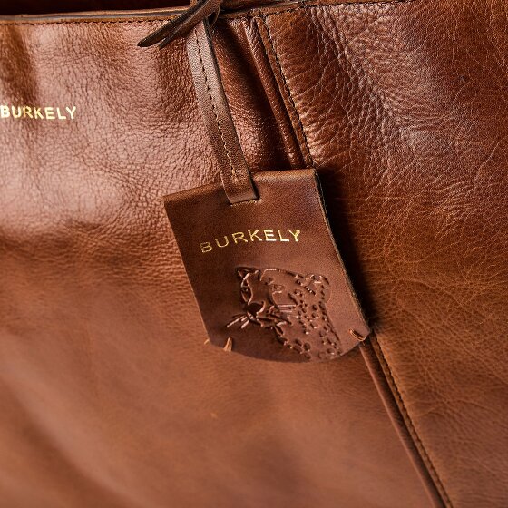 Burkely Fine Florence Sac de shopper Cuir véritable 37 cm Compartiment ordinateur