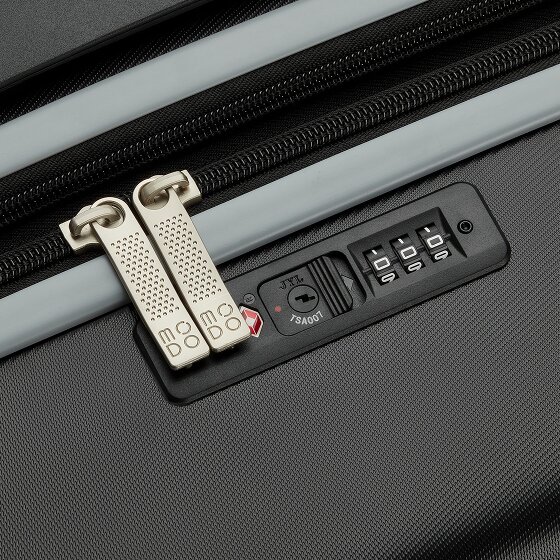 MODO by Roncato Vega 4 roulettes Trolley de cabine 55 cm avec soufflet d'extension