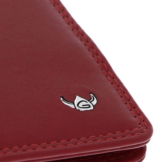 Golden Head Polo Étui pour cartes de crédit Protection RFID Cuir véritable 7.5 cm
