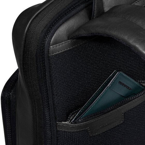 Piquadro Harper Daypack Cuir 38 cm Compartiment pour ordinateur portable