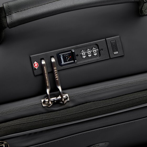 Delsey Paris Turenne Soft 4 roulettes Trolley de cabine 55 cm avec soufflet d'extension