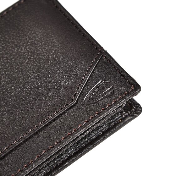 camel active Stone Porte-monnaie Protection RFID Cuir véritable 11 cm