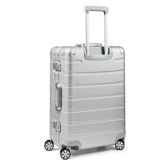 Redolz Set de valises à 4 roues en Aluminium Pro S+L