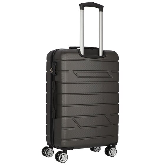 Nowi Bergamo 4 roulettes Set de valises 3 pièces
