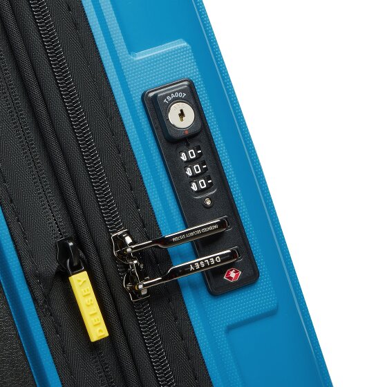 Delsey Paris Lutece Se 4 roulettes Trolley de cabine 55 cm avec soufflet d'extension