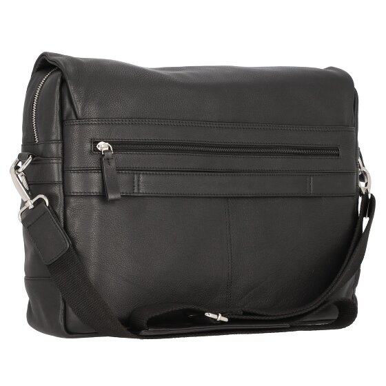 Alassio Oro Messenger en cuir 38 cm compartiment pour ordinateur portable