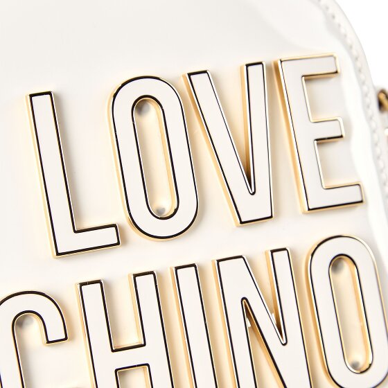 Love Moschino Enameled Logo Sac à bandoulière 20 cm