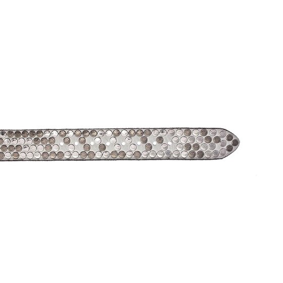 b.belt Ceinture à rivets en cuir
