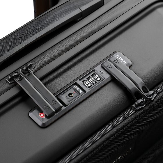 Titan Upgrade 4 roulettes Trolley de cabine 55 cm Compartiment pour ordinateur portable