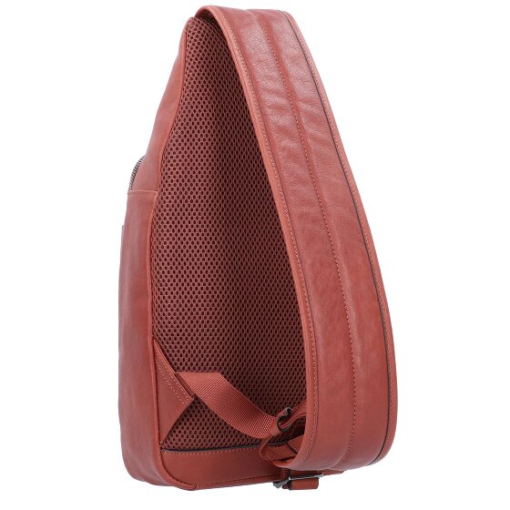 Piquadro Black Square Sac à bandoulière en cuir 20 cm