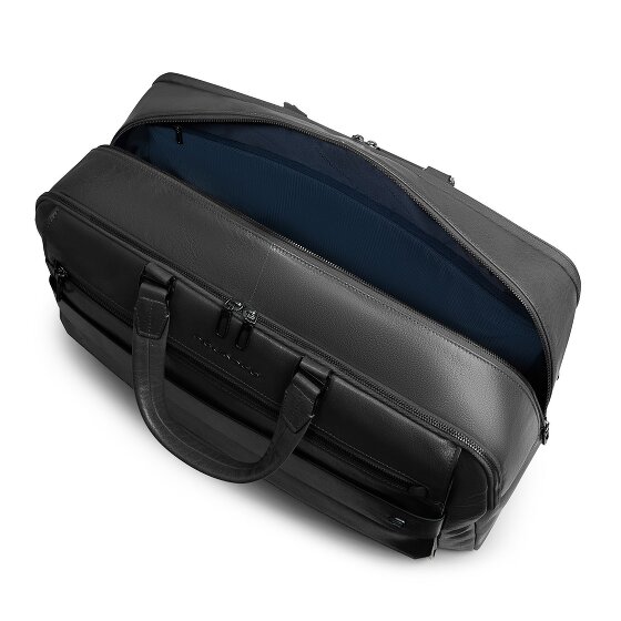Piquadro Solm Sac de voyage Weekender Cuir véritable 52 cm