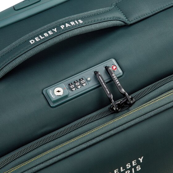 Delsey Paris Brochant 3 4 roulettes Trolley de cabine 55 cm avec soufflet d'extension