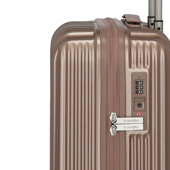 Travelite Paros 4 roulettes Trolley de cabine 55 cm