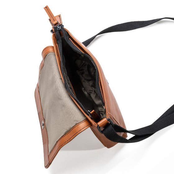Farmhood Memphis Sac à bandoulière Cuir véritable 22 cm