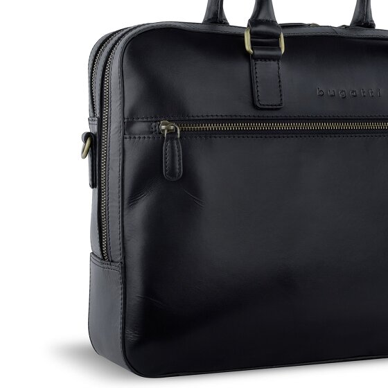 bugatti Remo Attaché-case Cuir véritable 40 cm Compartiment ordinateur