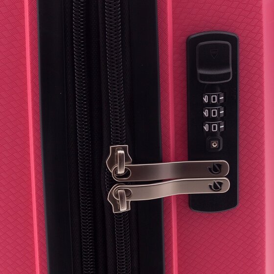 Gladiator 1700 4 roulettes Trolley de cabine 55 cm avec soufflet d'extension