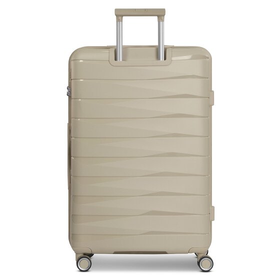 Franky London 4 roues Valise cabine L 74 cm avec soufflet d'extension