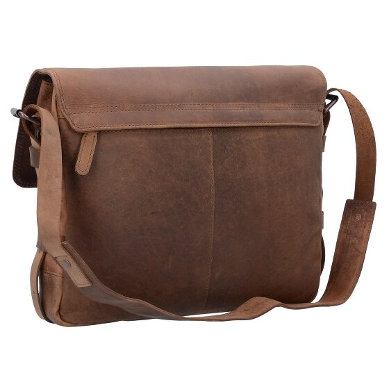 Harold's Messenger en cuir antique 35 cm