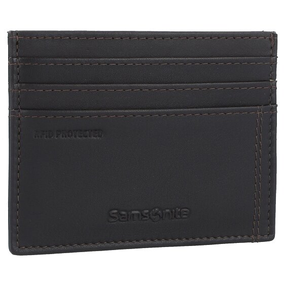 Samsonite Attack 2 Étui pour cartes de crédit Protection RFID Cuir véritable 10 cm