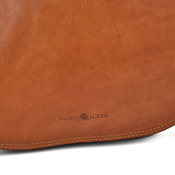 Greenburry Vintage Sac à bandoulière Cuir véritable 30 cm