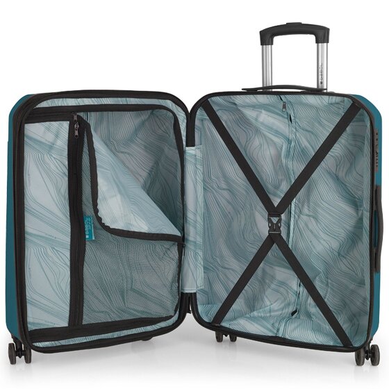 Gabol Mercury 4 roues Valise cabine M 66 cm avec soufflet d'extension