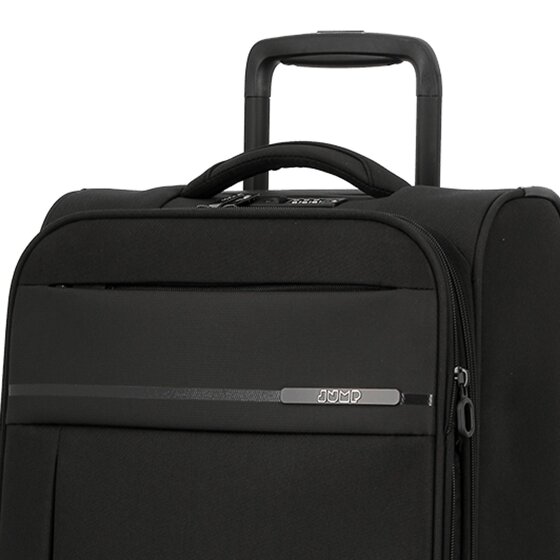 Jump Monthélys 4 roulettes Trolley de cabine 55 cm avec soufflet d'extension