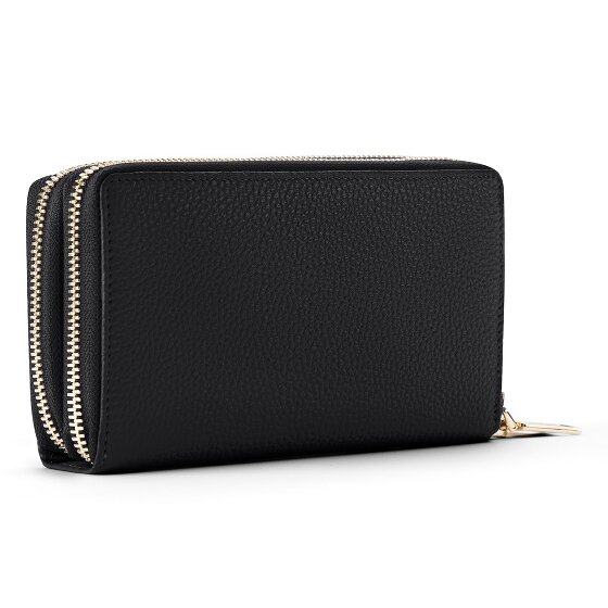 Lazarotti Bologna Leather XL Double Zip-Around Porte-monnaie RFID Cuir 20 cm