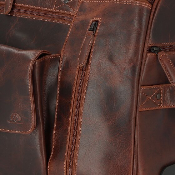 Greenburry Rugged 2 roues Sac de voyage Cuir véritable 53 cm