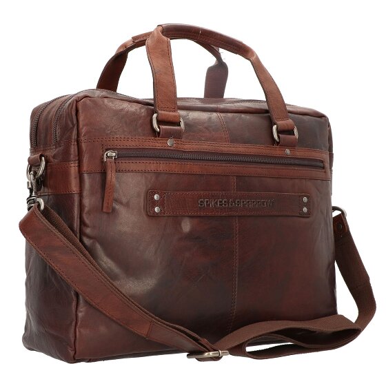 Spikes & Sparrow Porte-documents en cuir 41 cm compartiment pour ordinateur portable