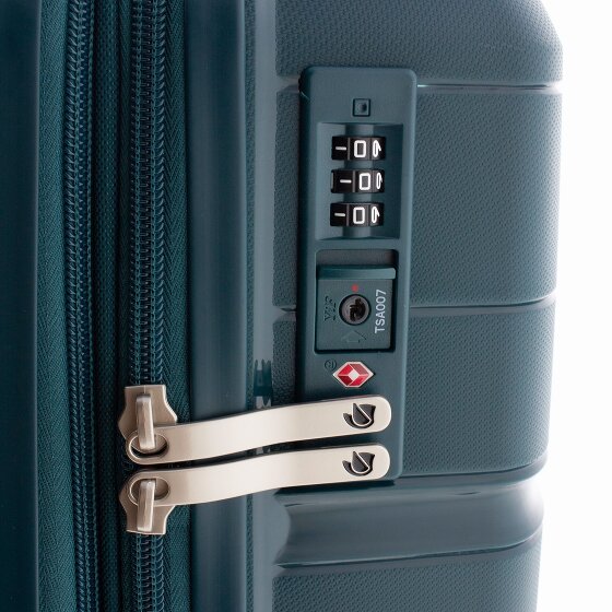 Gladiator 3800 4 roulettes Trolley de cabine 55 cm avec soufflet d'extension